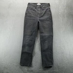 Madewell Jeans Womens‎ 23 Gray Curvy Perfect Vintage Jean Dark Wash Denim